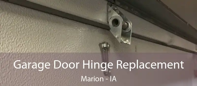 Garage Door Hinge Replacement Marion - IA