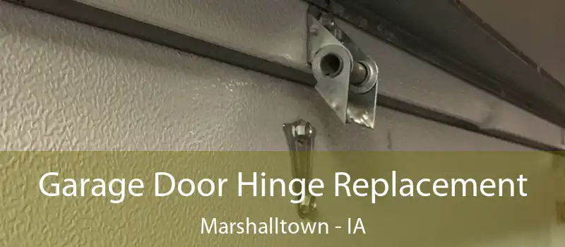 Garage Door Hinge Replacement Marshalltown - IA