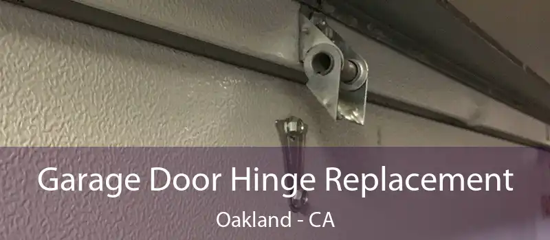  Garage Door Hinge Replacement Oakland - CA