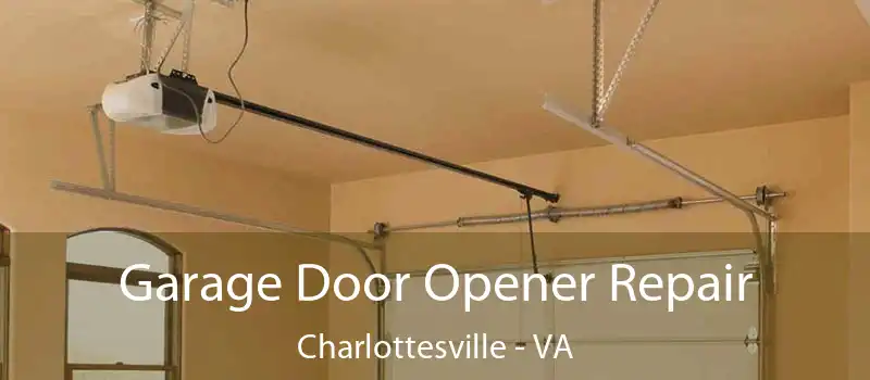  Garage Door Opener Repair Charlottesville - VA