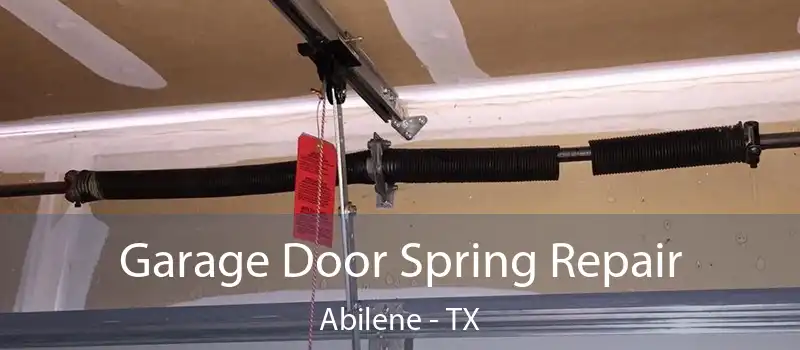  Garage Door Spring Repair Abilene - TX