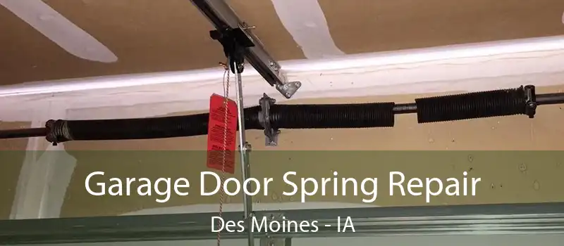  Garage Door Spring Repair Des Moines - IA