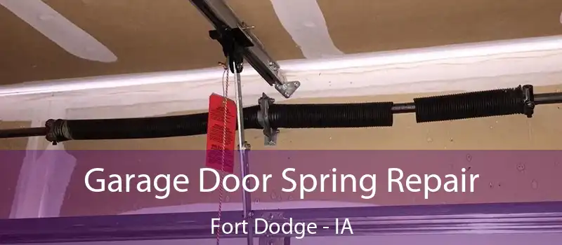 Garage Door Spring Repair Fort Dodge - IA