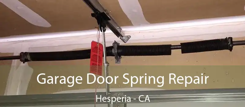 Garage Door Spring Repair Hesperia - CA