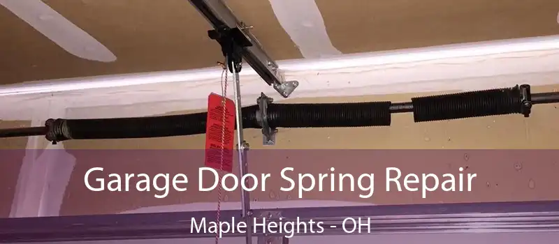  Garage Door Spring Repair Maple Heights - OH