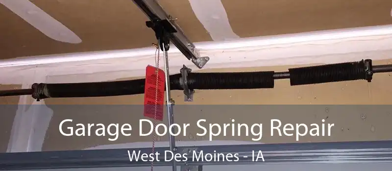 Garage Door Spring Repair West Des Moines - IA